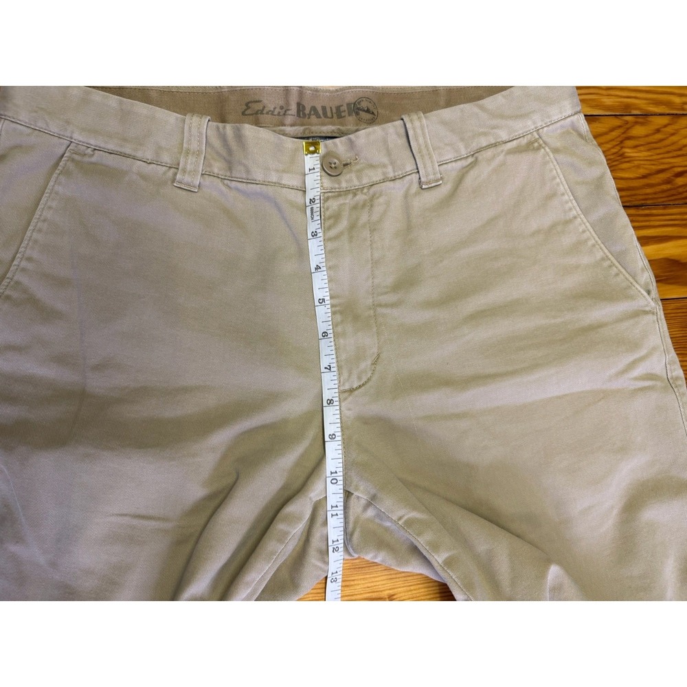 Eddie Bauer Legend Wash Flannel Lined Khaki Chino Pants Men's‎ 34x32 4886 - Picture 8 of 14